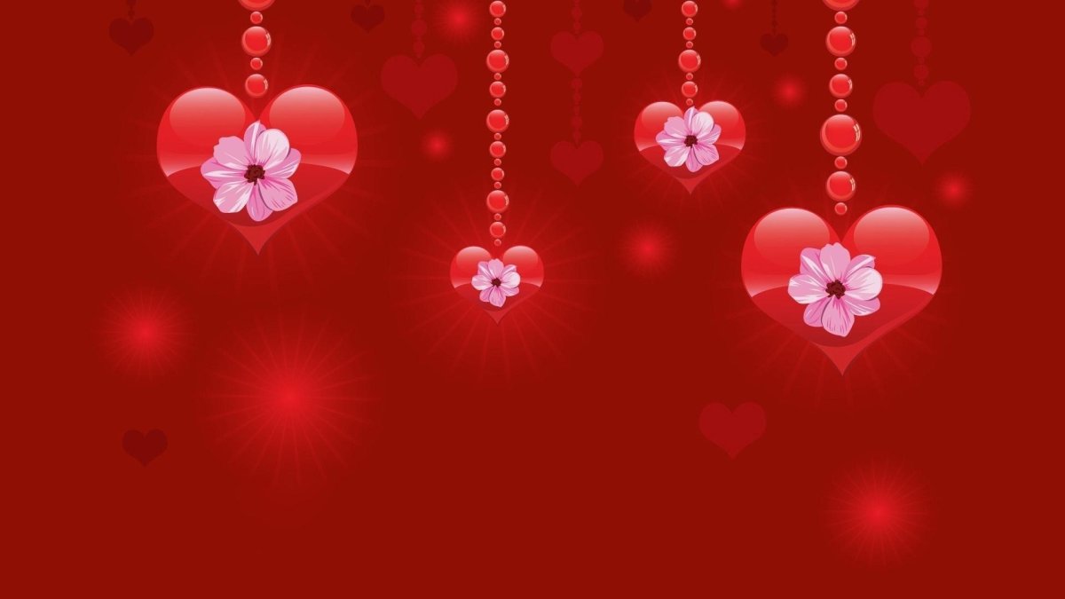 Фон с сердечком по середине