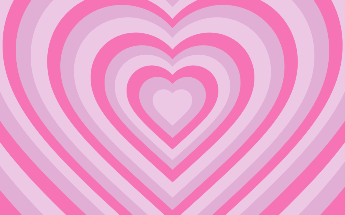 Красивые яркие сердечки