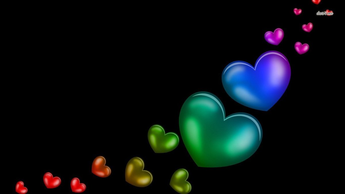 Заставка на рабочий стол сердечки