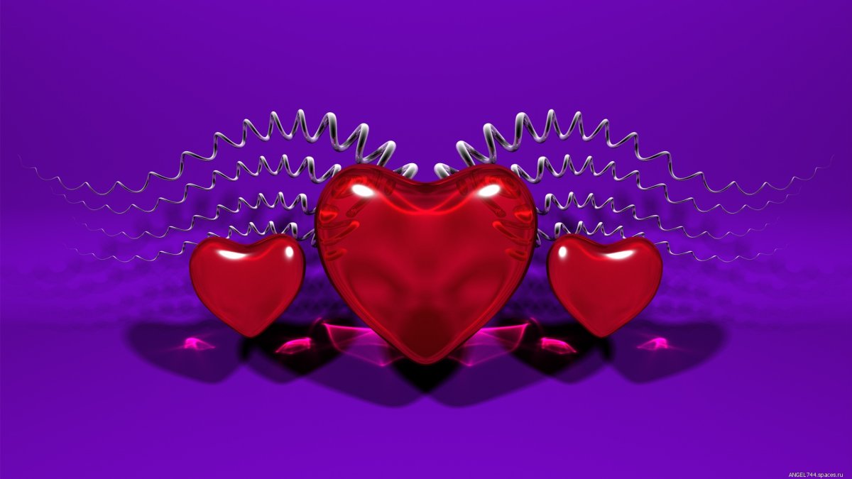 Неоновое сердце на кирпичной стене