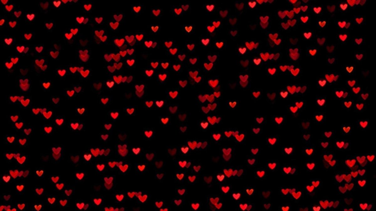 Красивый фон с сердечками