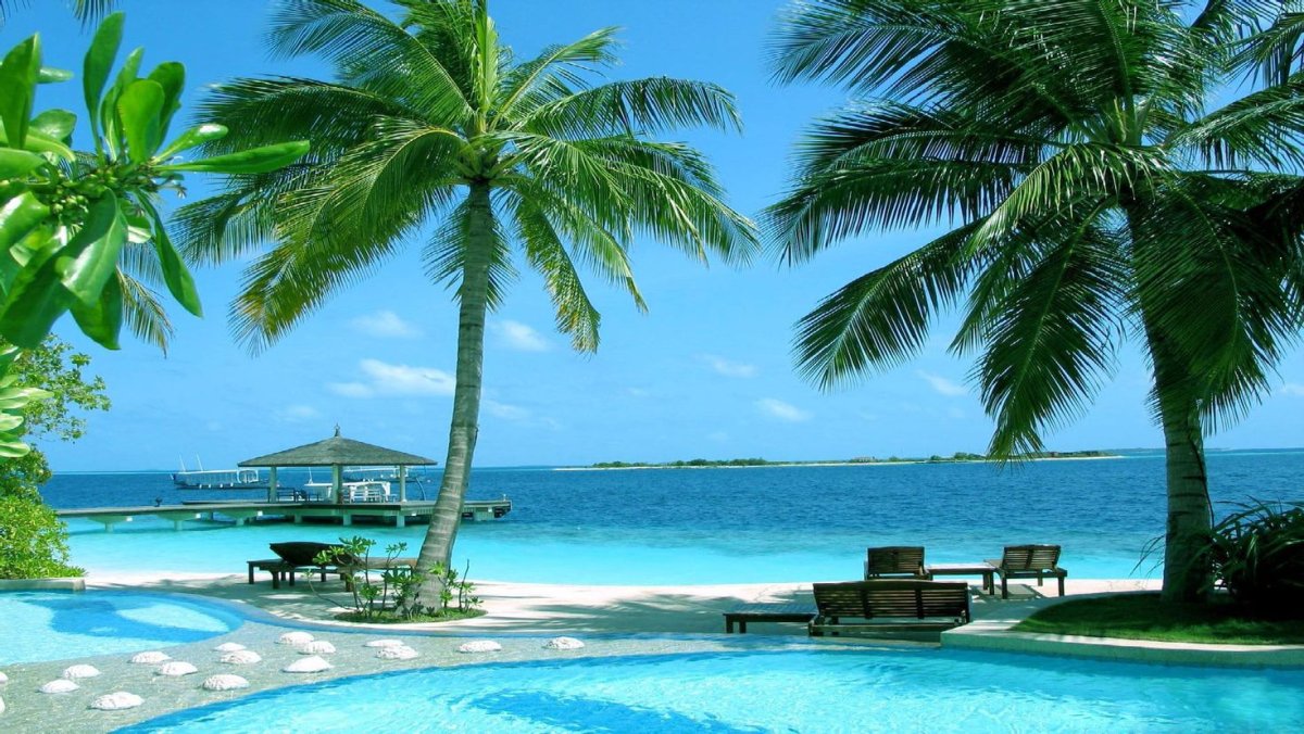 Обои для рабочего стола остров Бали