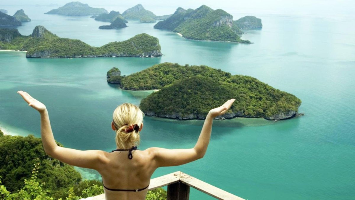 Блондинка в Таиланде