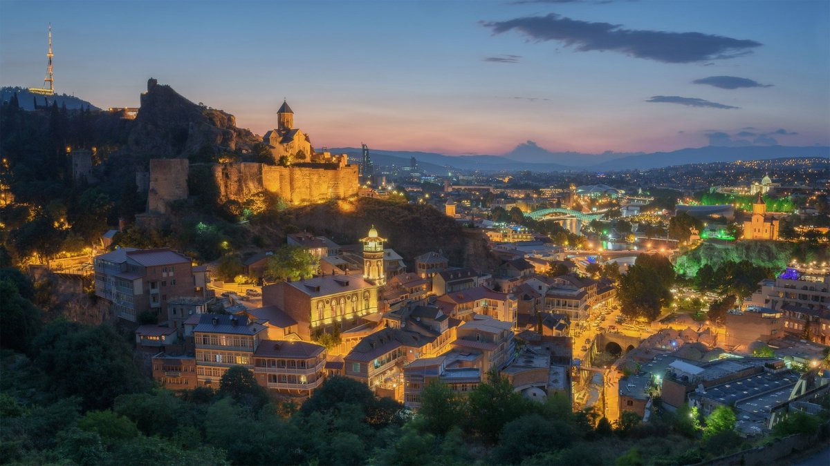 Панорама Тбилиси