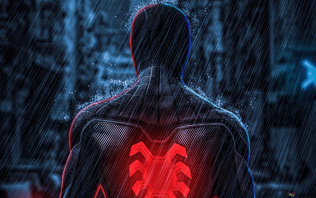 Человек паук арт 4к