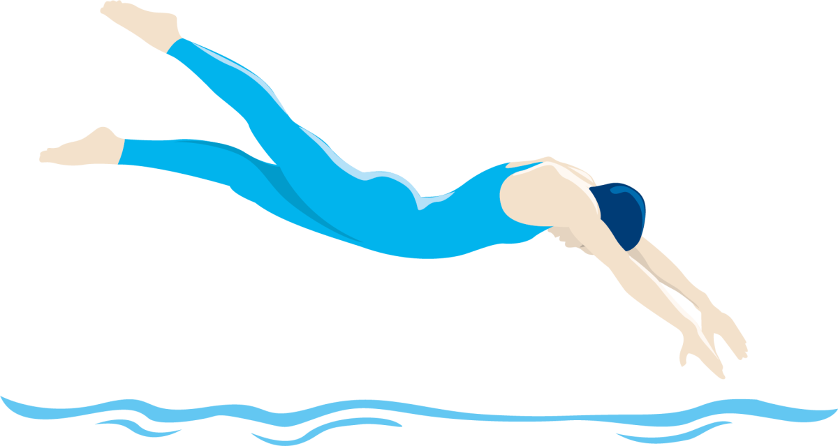 Пловец клипарт