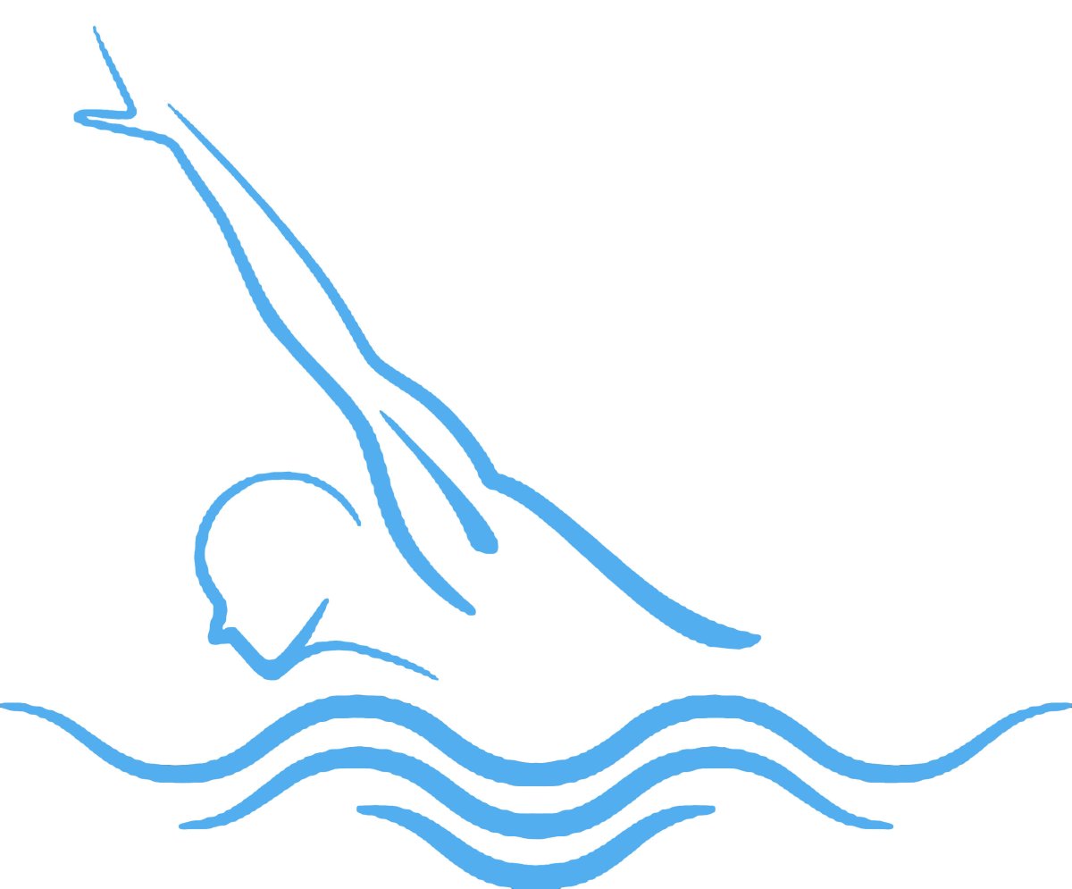 Плавать мультяшный