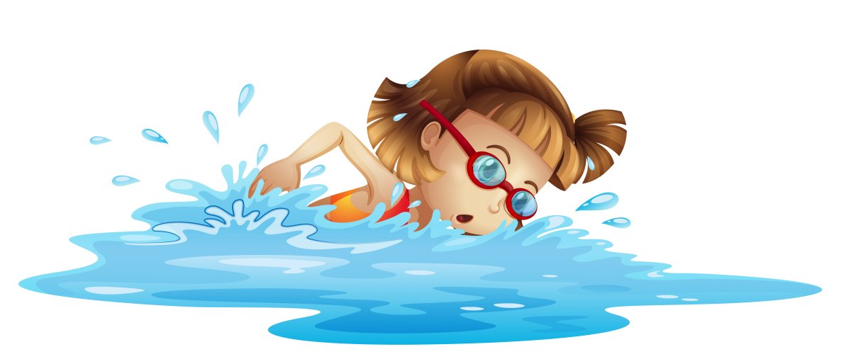 Пловец Графика