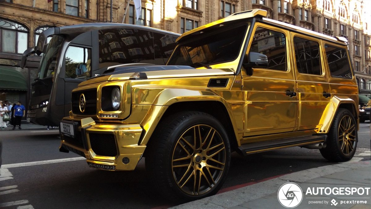 Mercedes Benz g63 AMG Gold