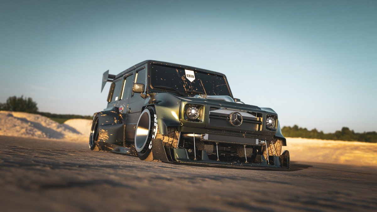 Mercedes g63 дрифт