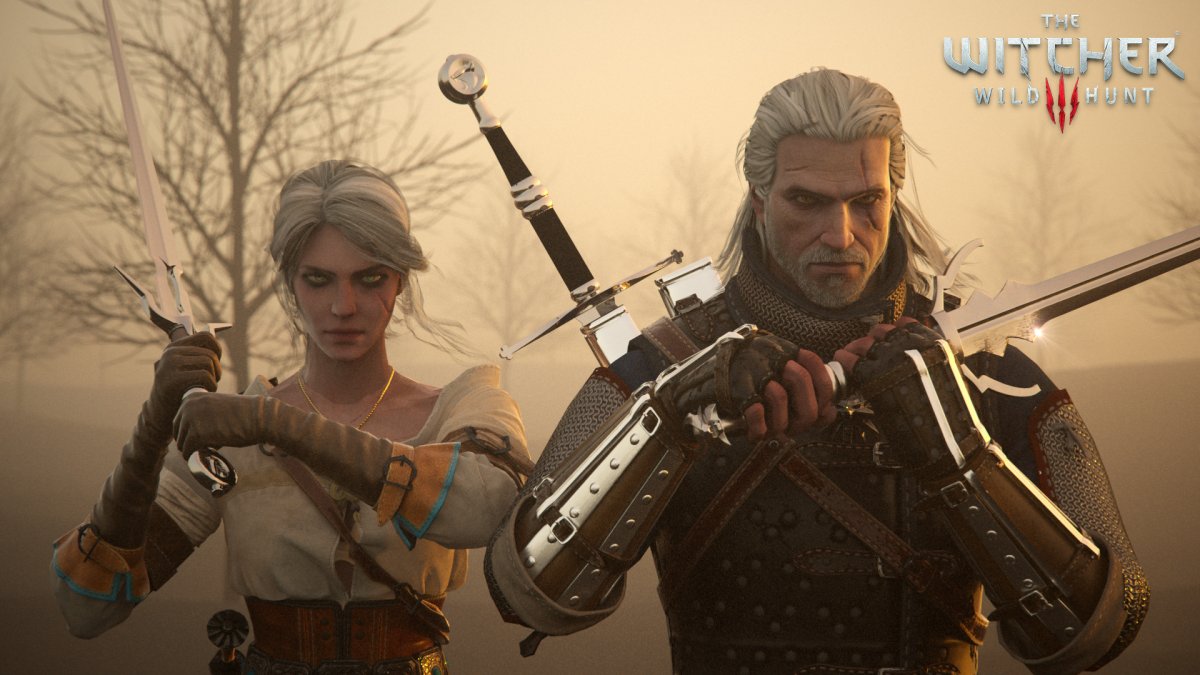 Ведьмак 3 Геральт и Цири 4к