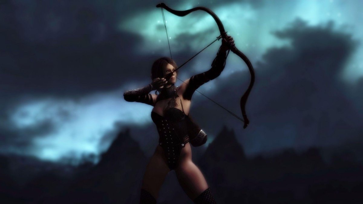 Стрелец девушка обои