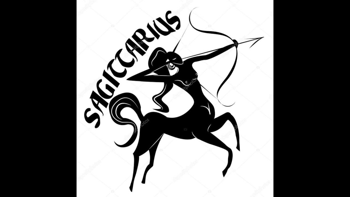 Стрелец в круге знаков зодиака