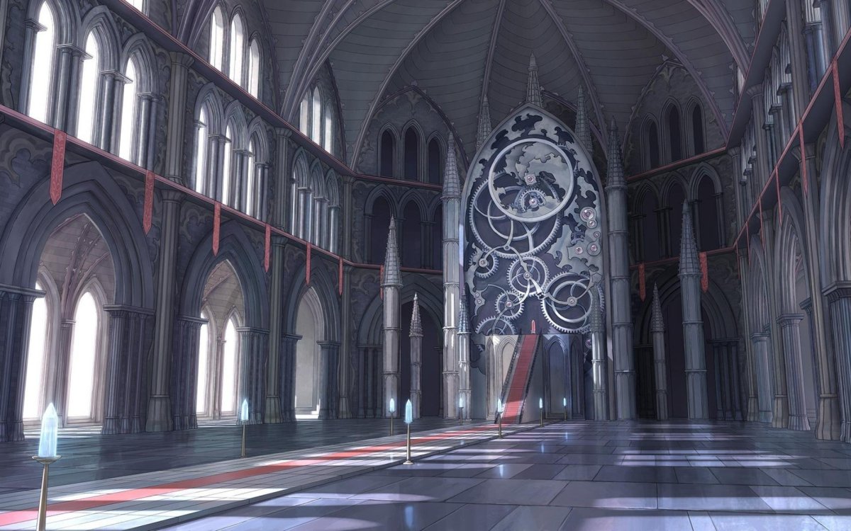 Готика замок Тронный зал