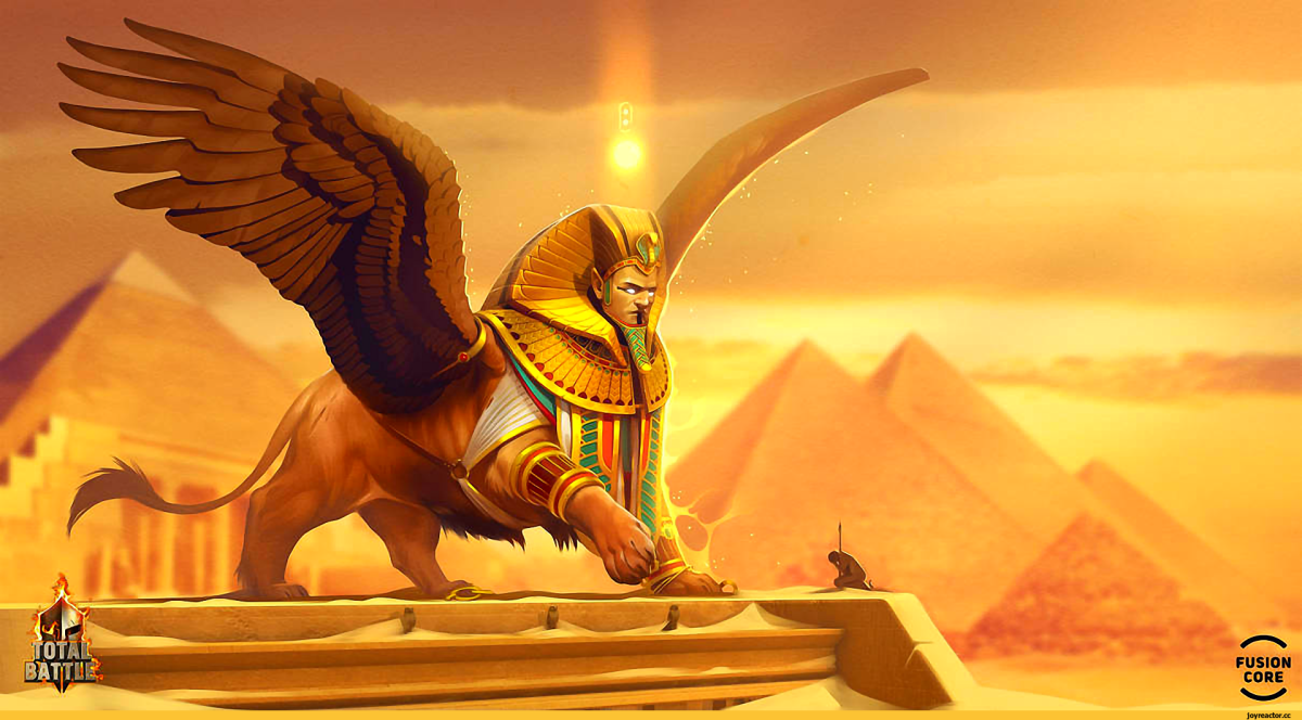 Египет сфинкс пирамиды фэнтези