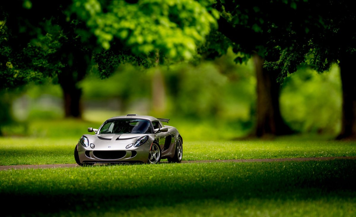 Автомобиль на фоне природы