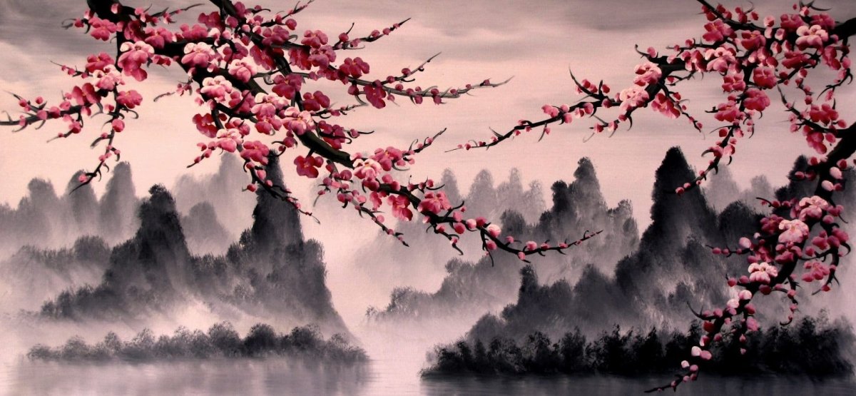 Гора Фудзияма и Сакура