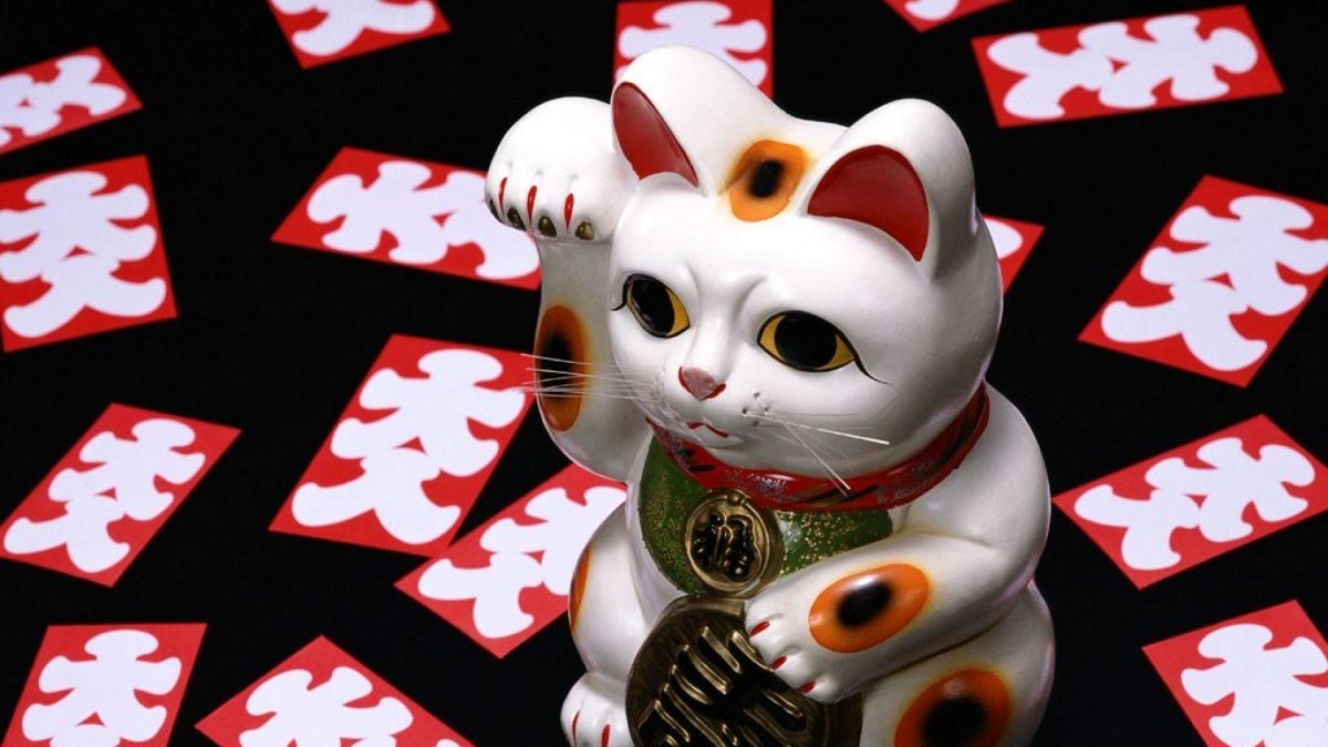 Манеки неко обои на телефон