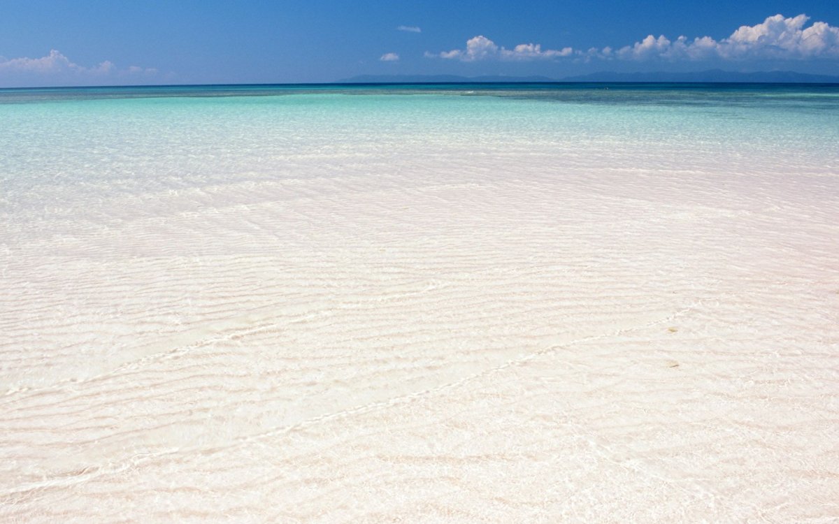 White Sand Beach - Уайт Сэнд Бич - пляж белый песок