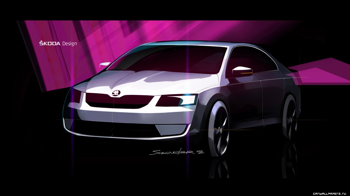 Škoda Octavia RS a7 серая