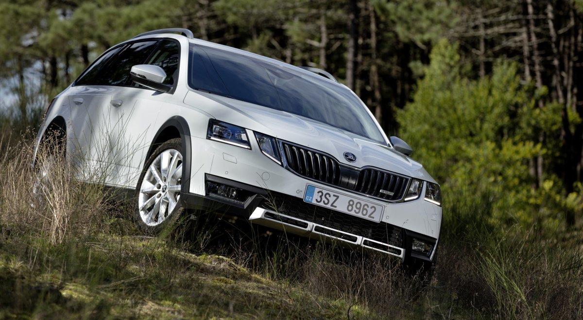 Обои Шкода Октавия а7 тёмные