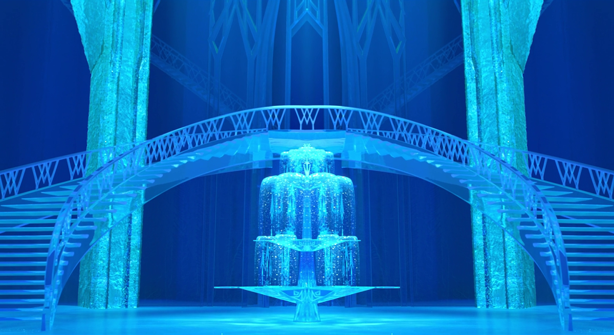 Холодное сердце дворец Эльзы