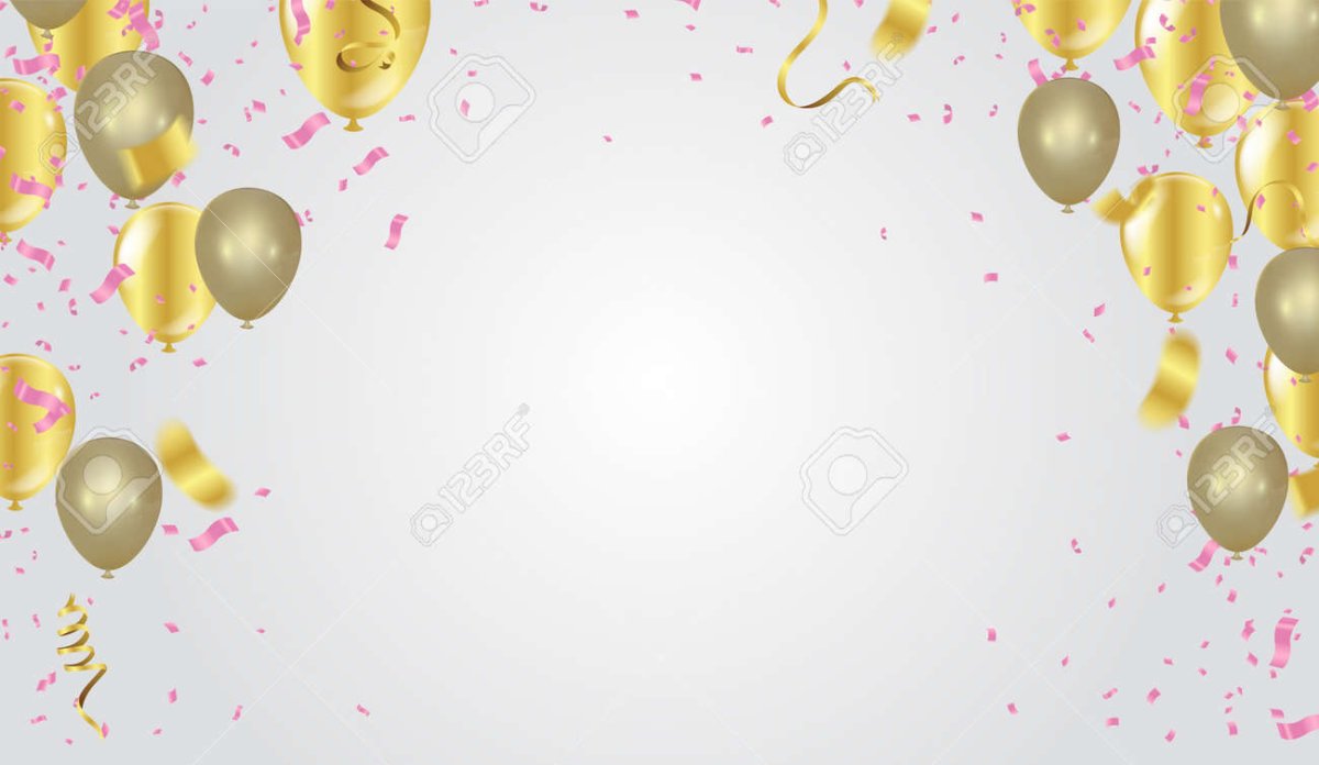 Праздничный фон шарики золотые