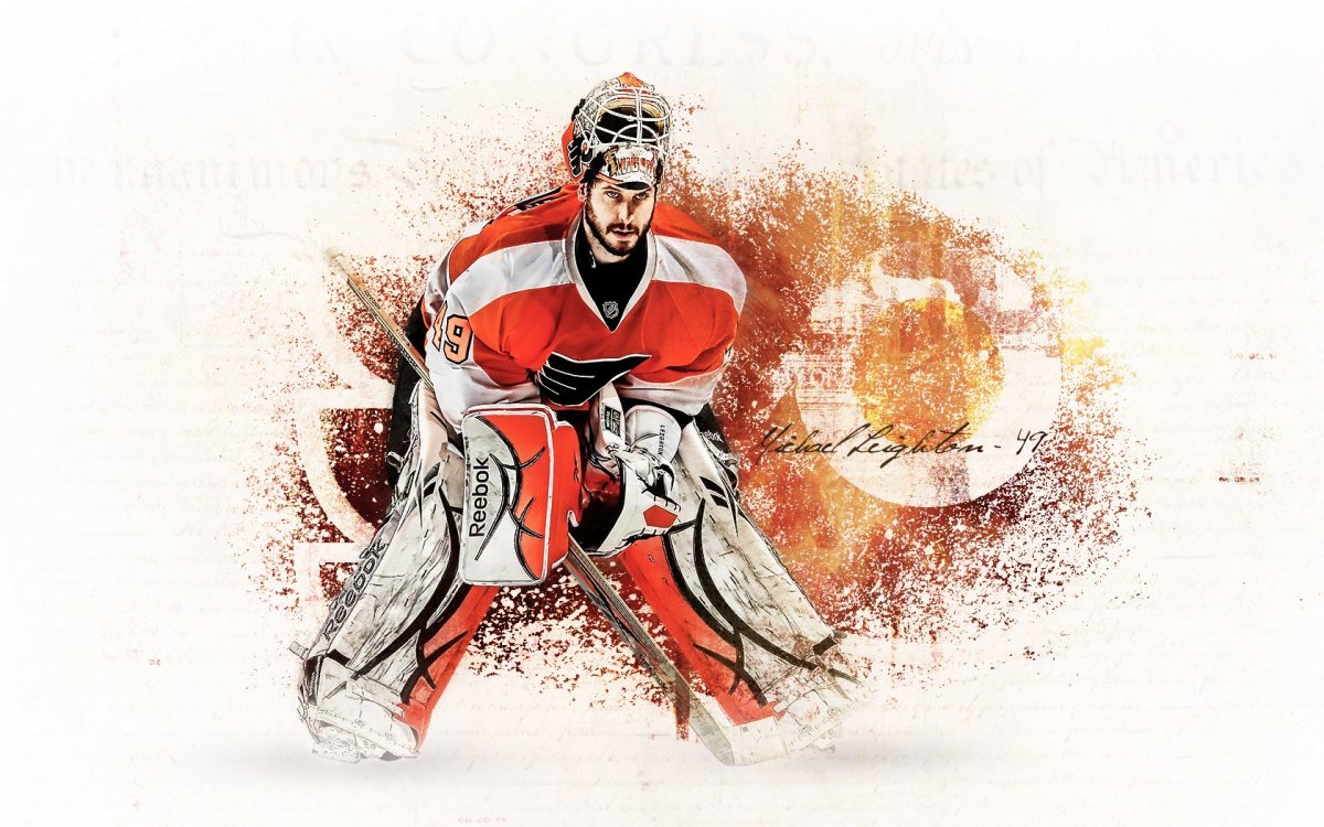 Вратарь хоккей арт