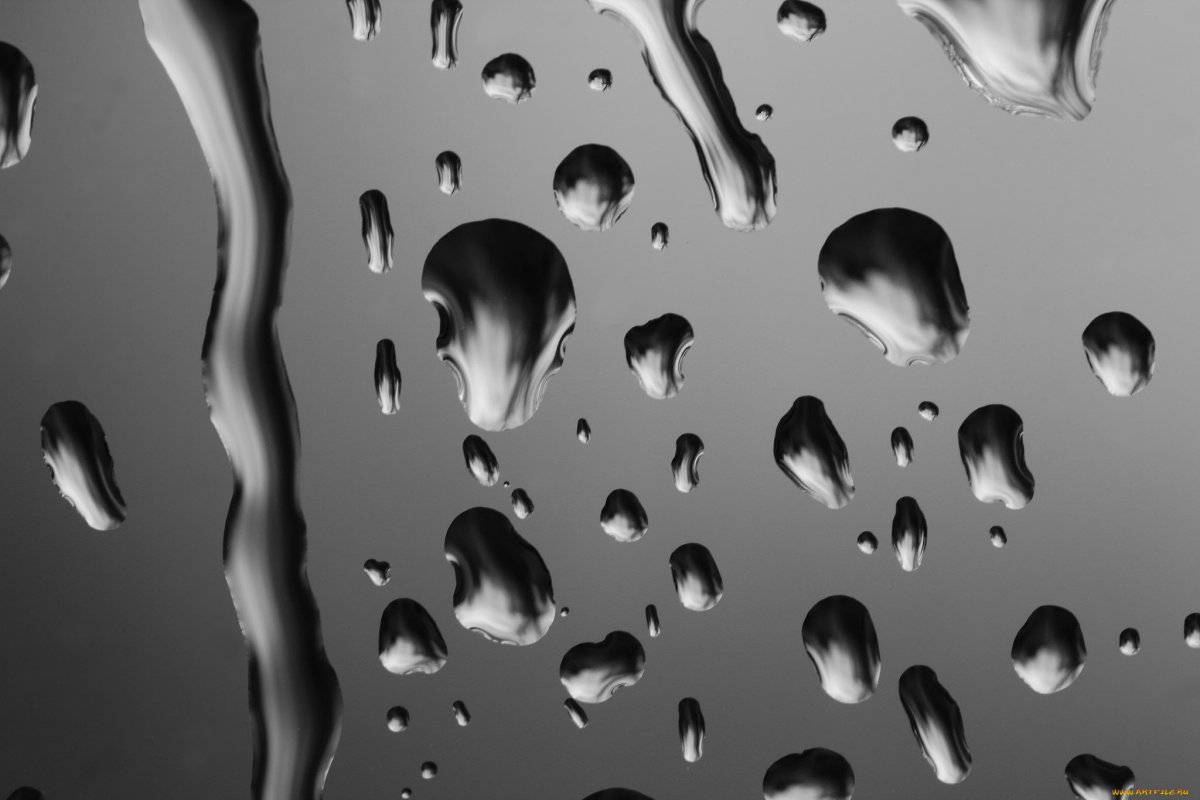 Белые капли