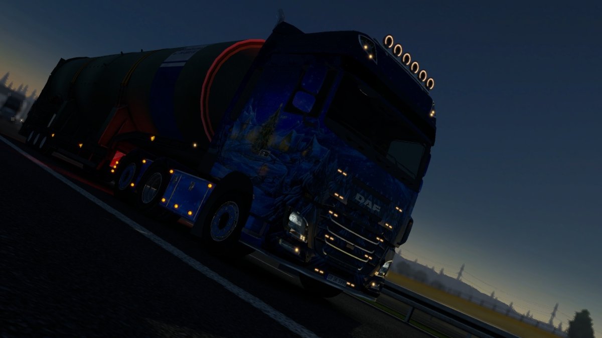 Euro Truck Simulator 2 ночь