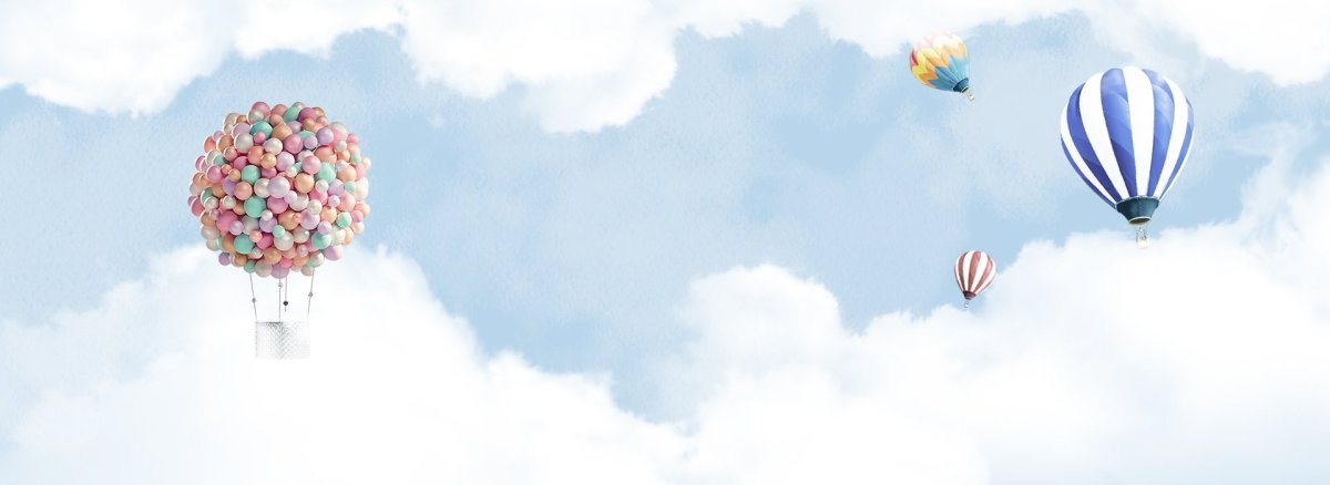 Баннер с воздушным шаром