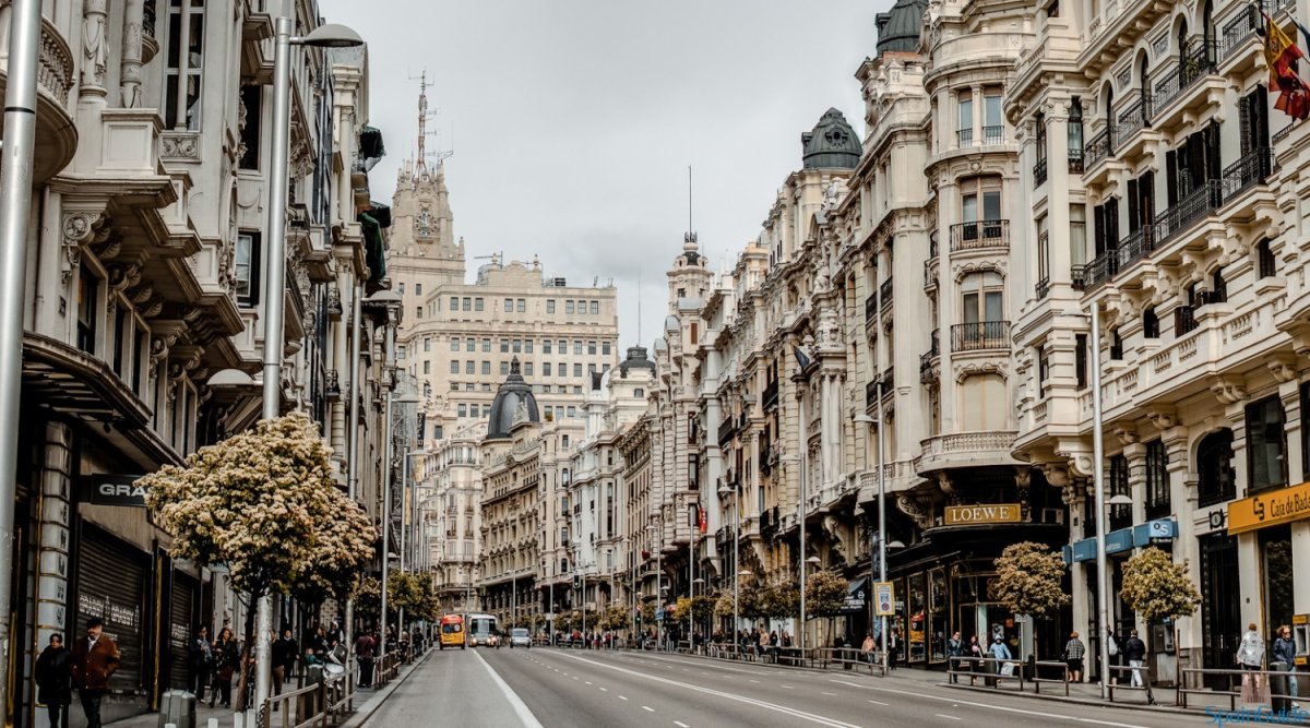 Испания Мадрид улицы