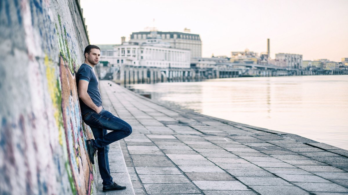 Мужская фотосессия в городе