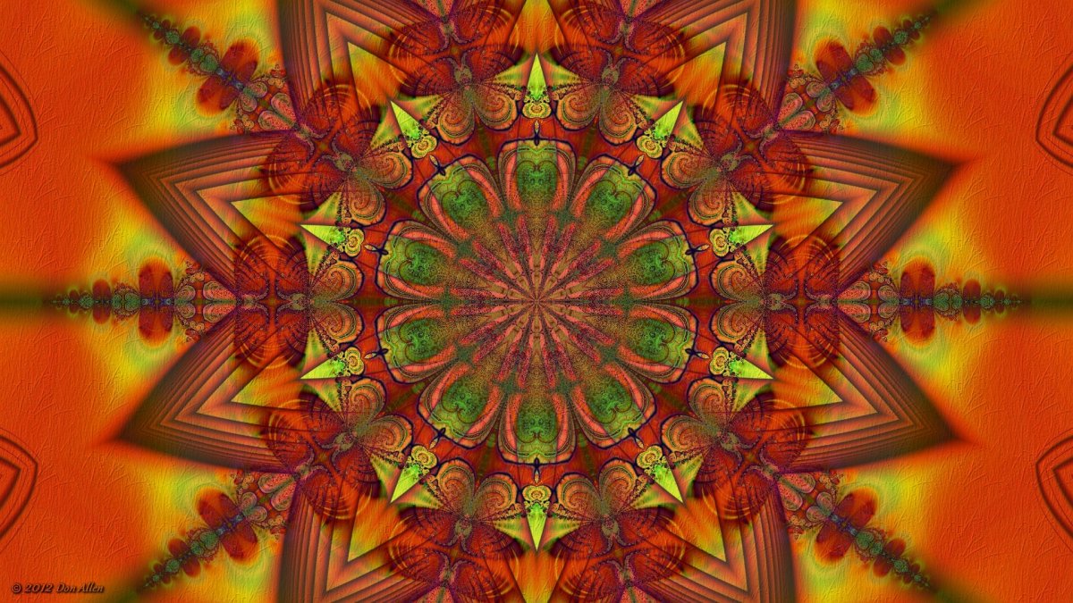 Мандала денежный магнит