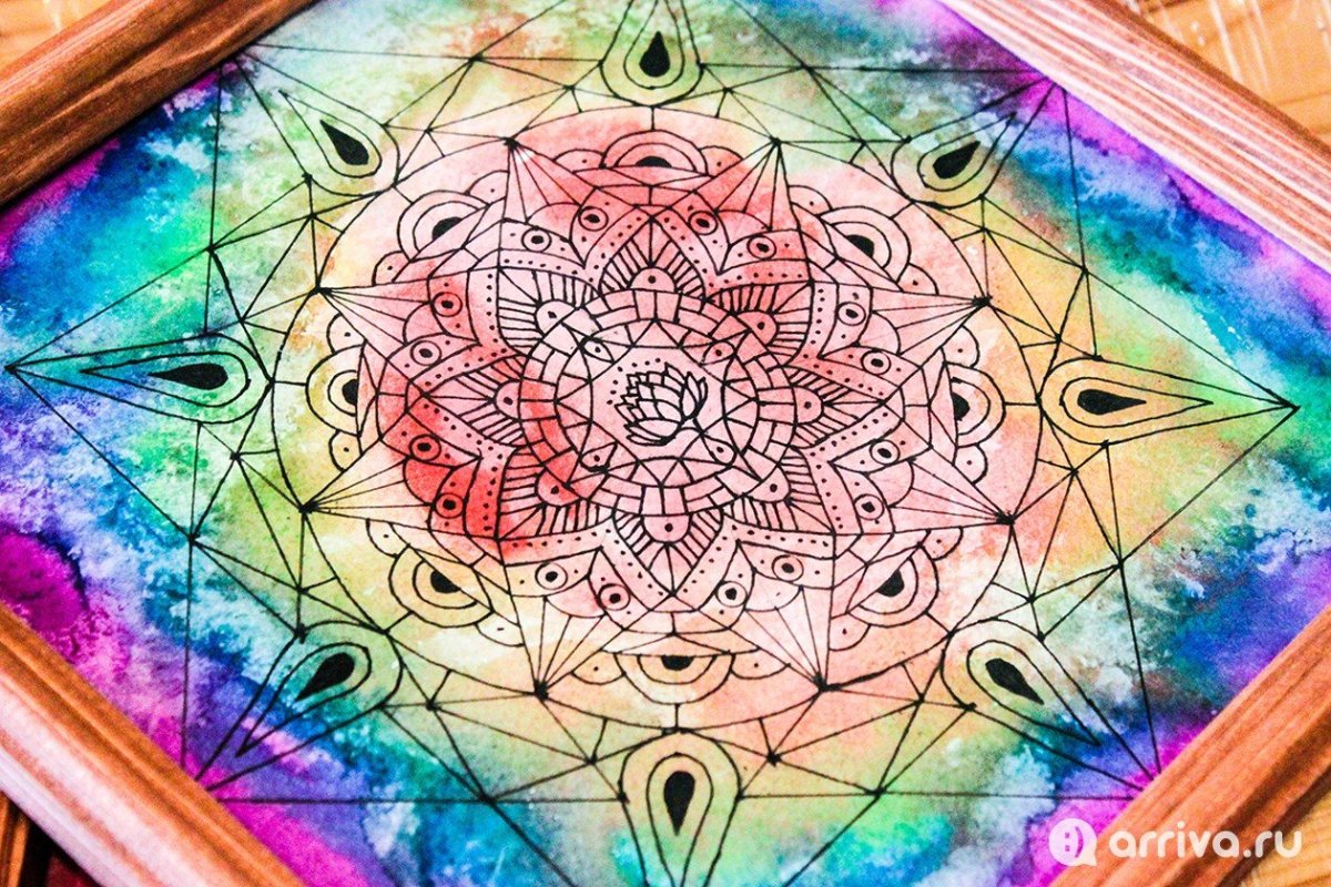 Мандала арт терапия