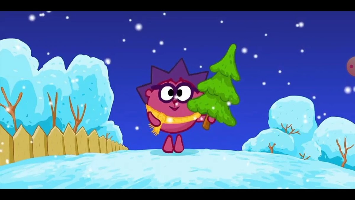 Новогодние Смешарики