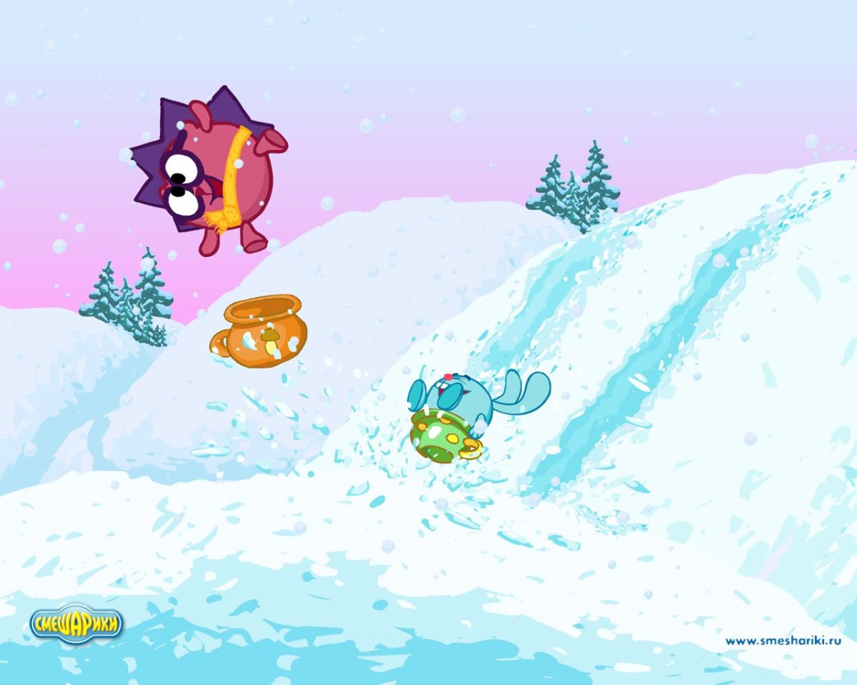 Смешарики слишком фигурное катание 1