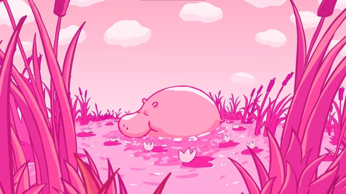 Розовый Бегемот Смешарики