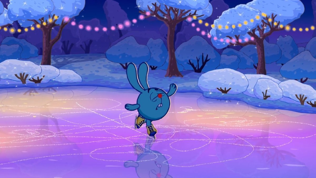 Смешарики Крош фигурное катание