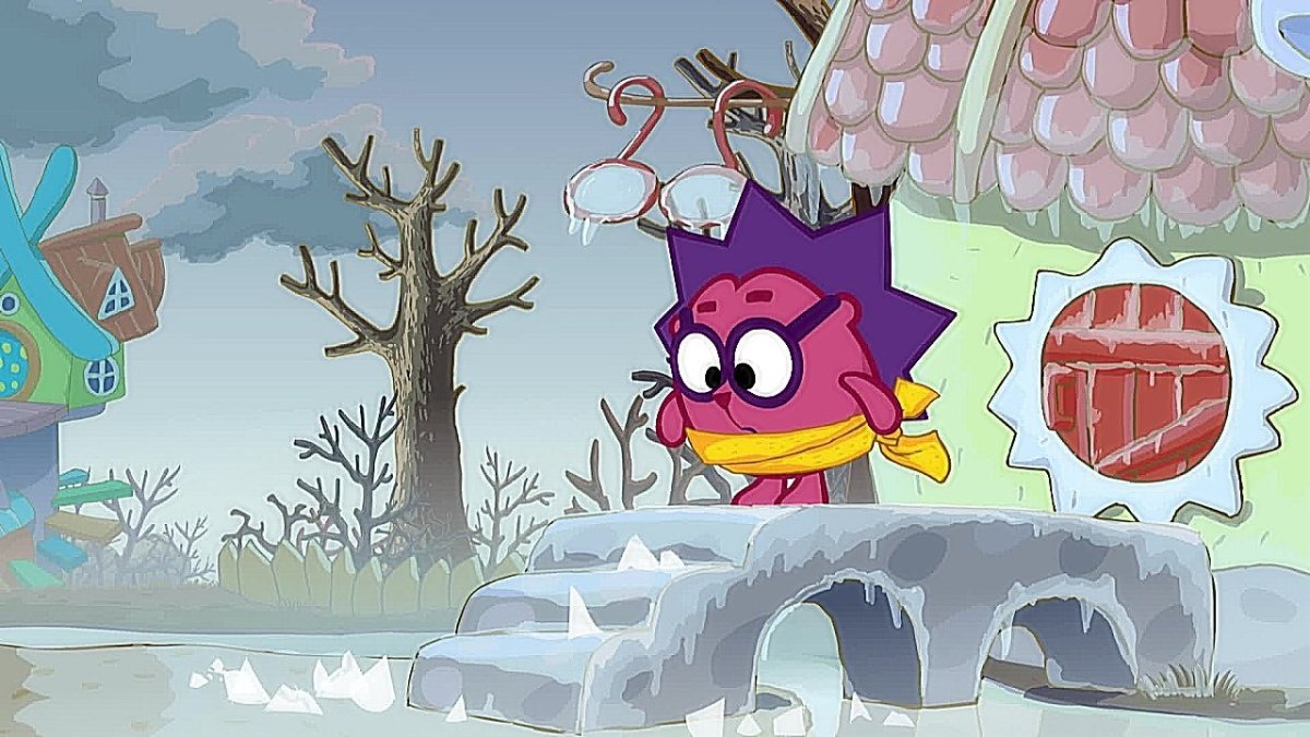 Смешарики 84 серия плюс снег минус елка