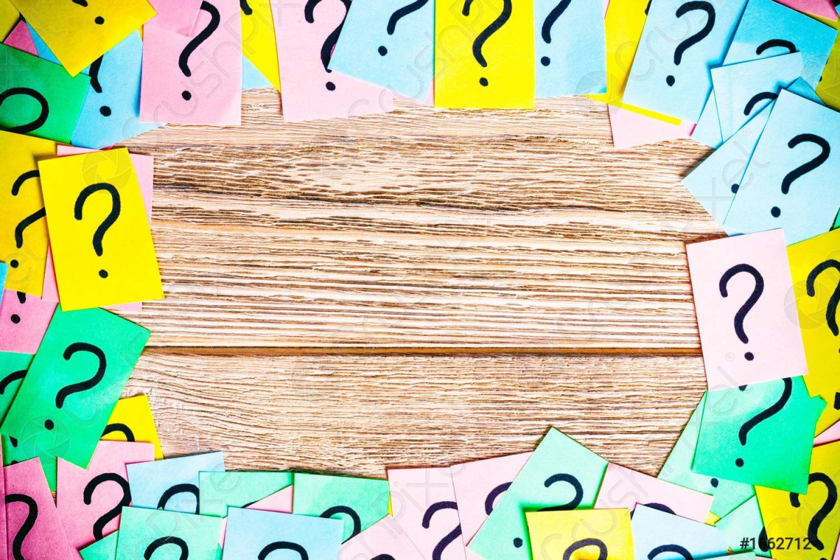 Рамка со знаком вопроса