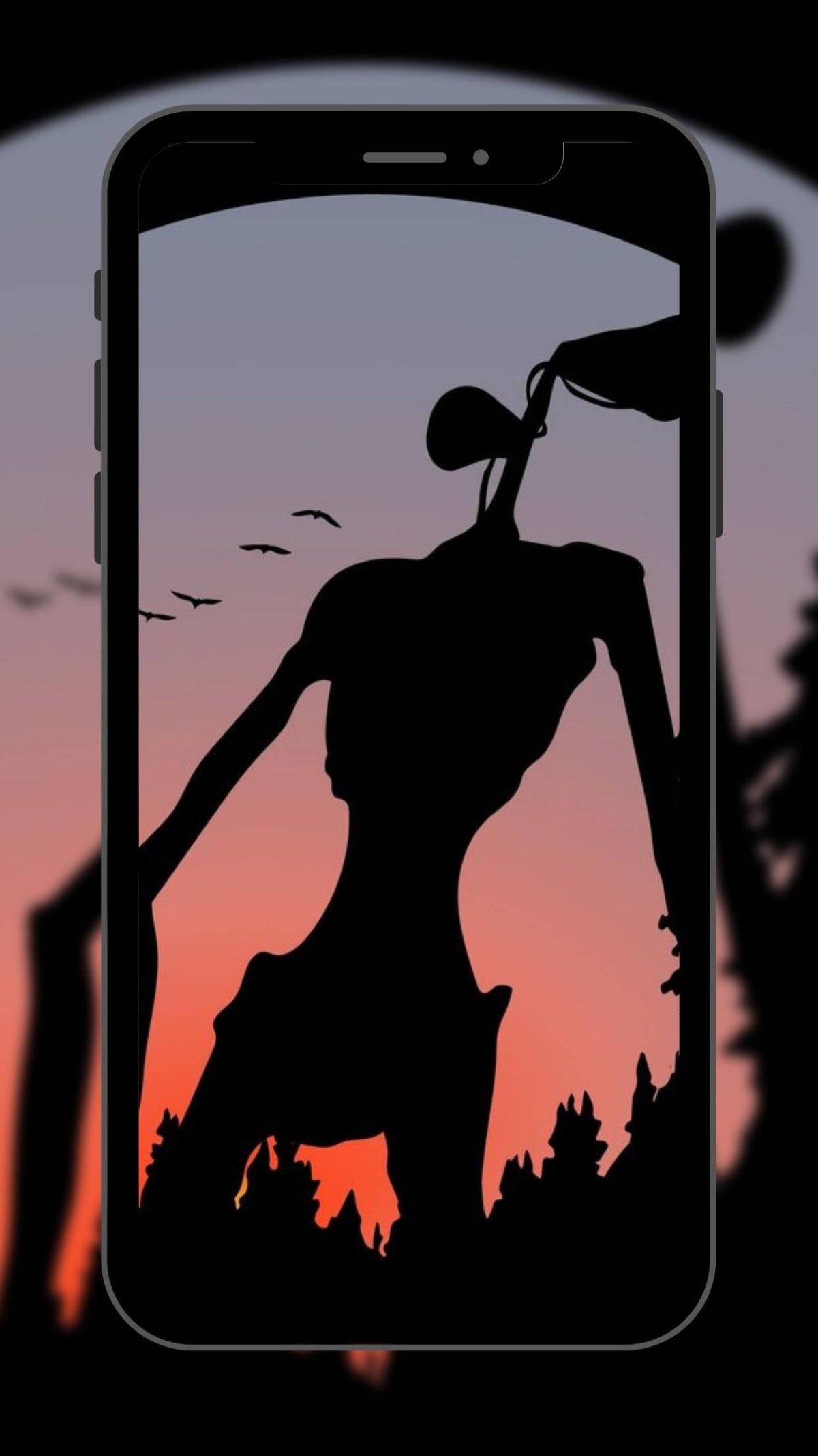 Обои на телефон сирена головой