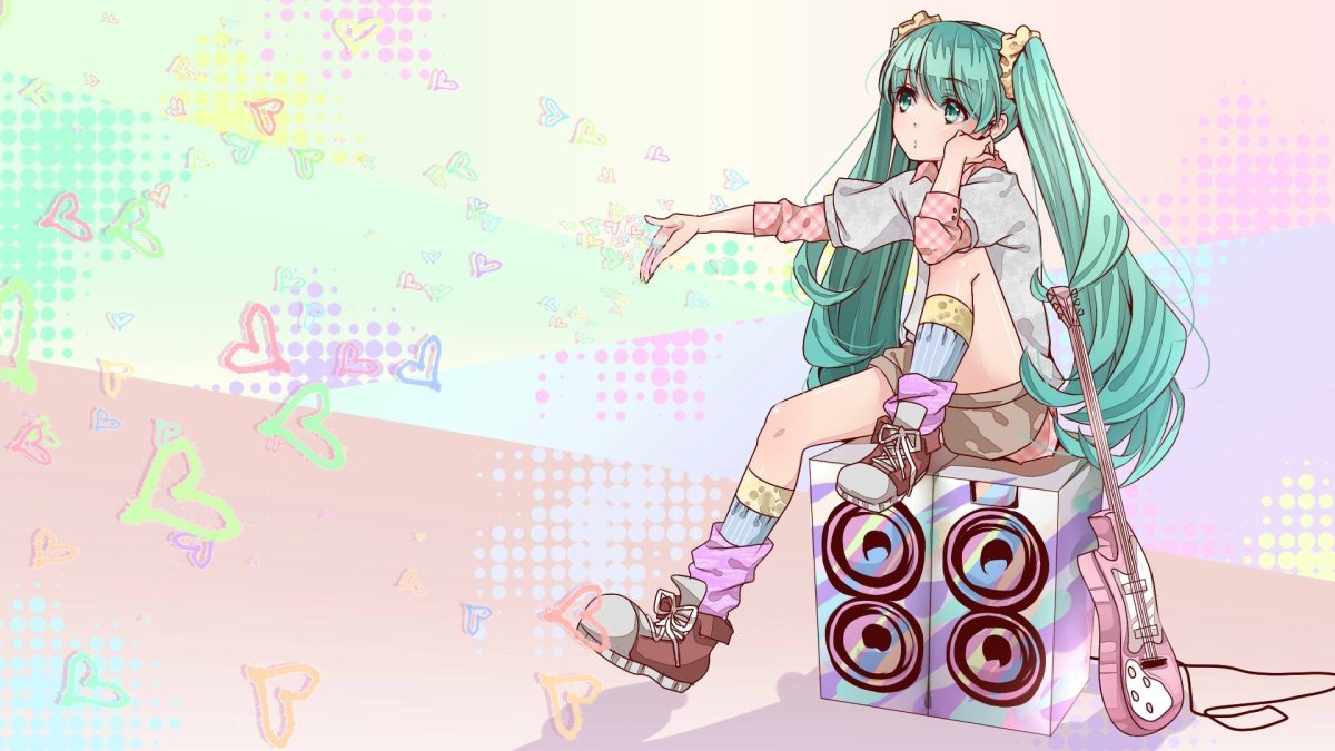 Фон Хатсуне аниме Хатсуне