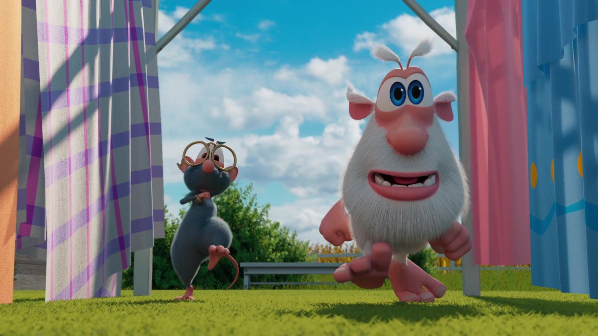 Герои мультика Буба