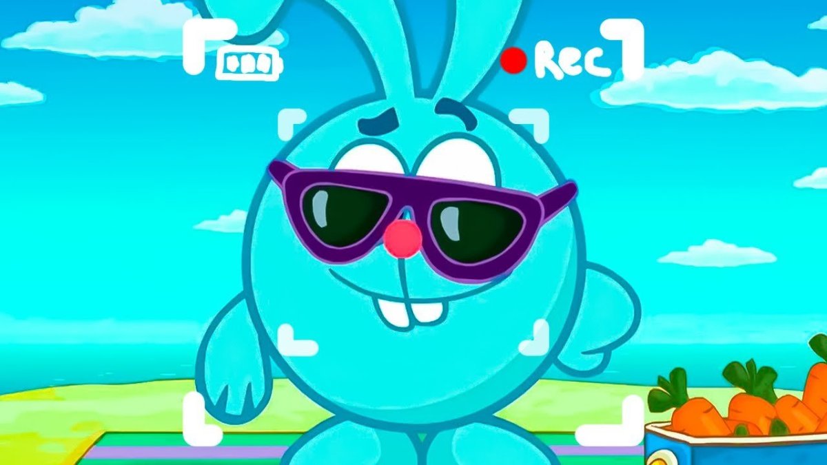 Смешарики Крош и Ежик