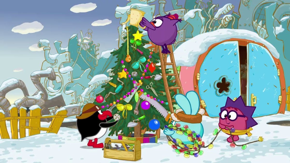 Смешарики серия старинный новогодний обычай