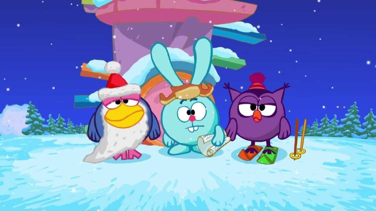 Смешарики 2д новый год