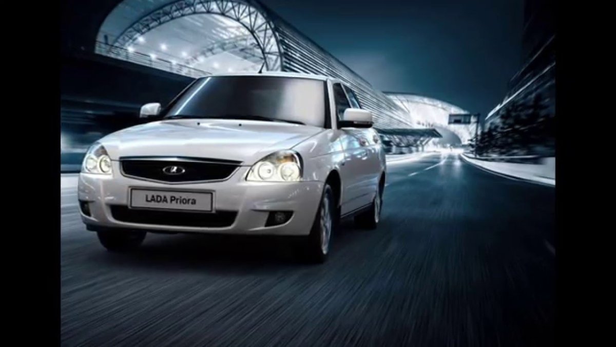 Бандитская Лада Приора хэтчбек