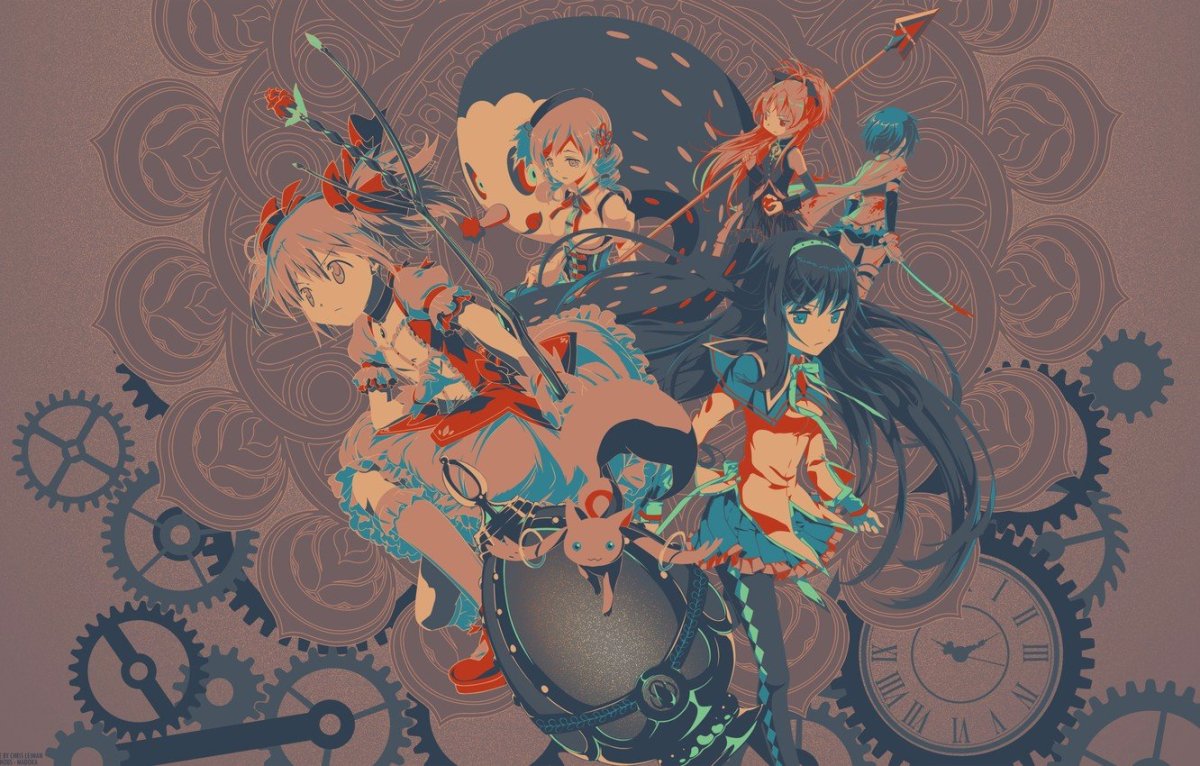 Аниме обои однотонные