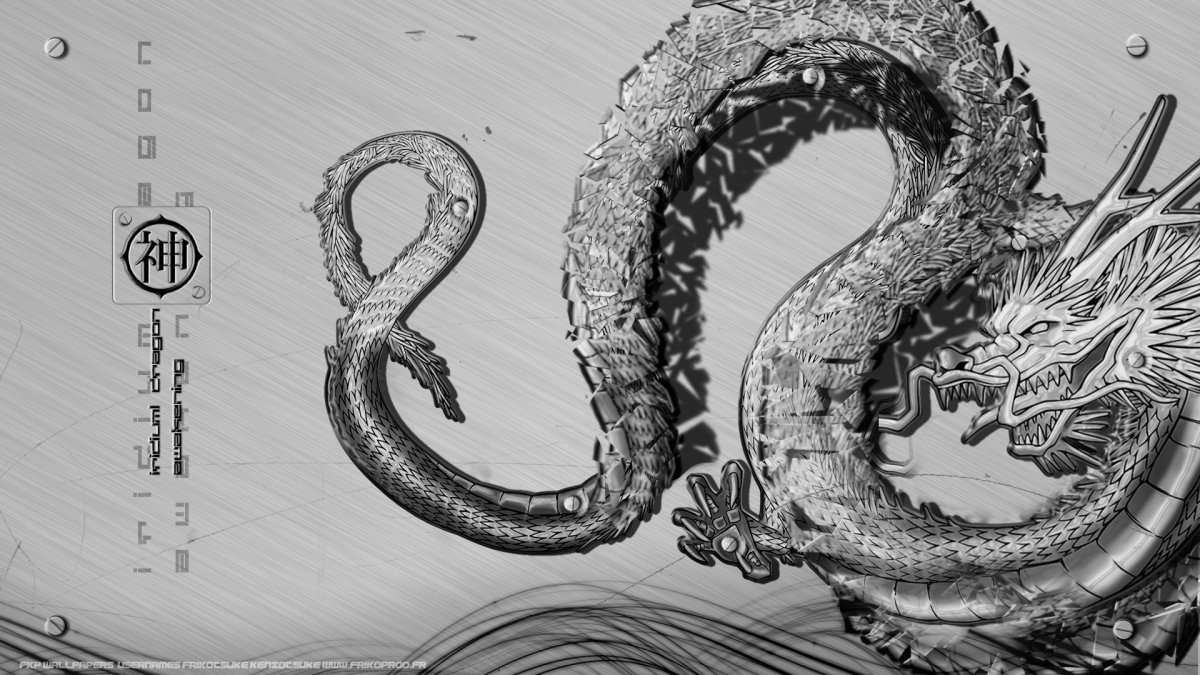 Японский дракон Рюдзин